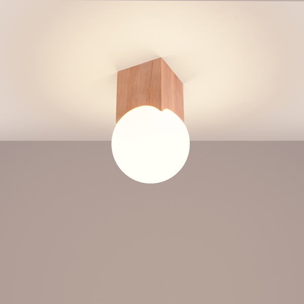 Laevalgusti klaasist varjuga 12x12 cm Rayer - Sollux-image-2