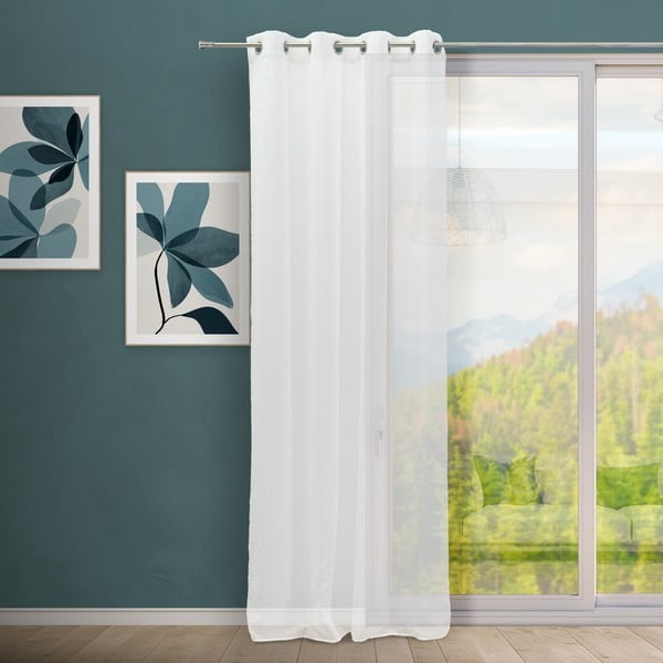 Valge kardin 140x260 cm Gentle - Casa Selección-image-1