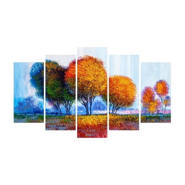 Vícedílný obraz na plátně Three Trees