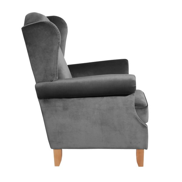 Antratsiitne sametist tugitool Eared Velvet Verita - Max Winzer-image-3