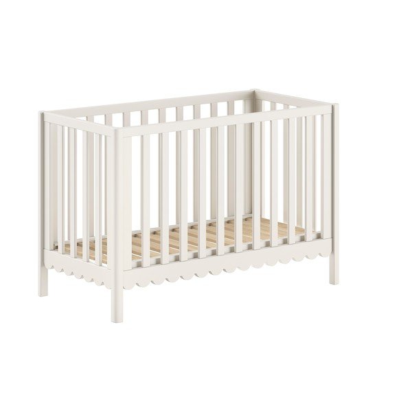 Beež männipuidust reguleeritava kõrgusega võrevoodi 60x120 cm Swingo - Vipack