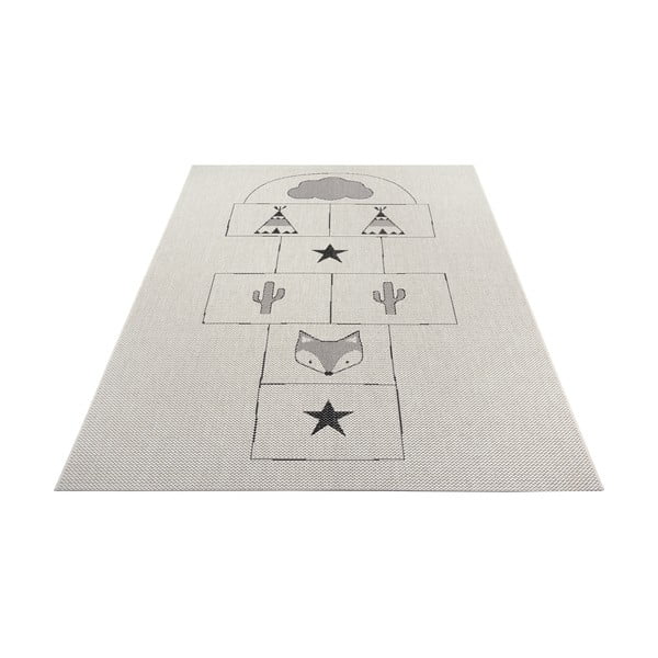 Kreemjas lastevaip Mängud, 160 x 230 cm - Ragami-image-2