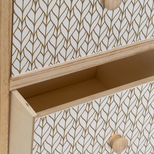 Pavlovnia täispuidust kõrge kummut 34x78 cm - Casa Selección-image-1