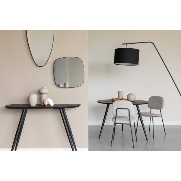 Must tiikpuidust konsoollaud 37x118 cm Webster - White Label-image-2