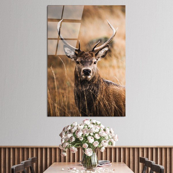 Klaasist maal 70x100 cm Deer - Wallity-image-1