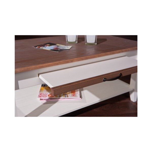 Konferenční stolek z masivního borovicového dřeva Interlink Cassala-image-2