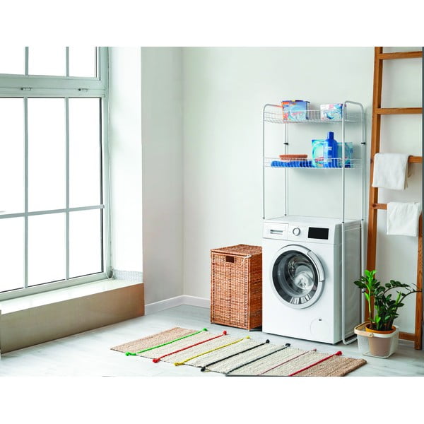 Valge metallist vannitoariiul 64x159 cm Sky Wash – Metaltex-image-1