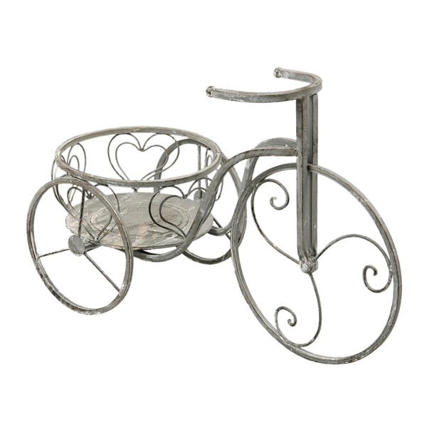 Stojan na květináče ve tvaru bicyklu Clayre & Eef, 54 x 25 cm