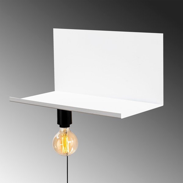 Valge/must seinavalgusti pistikupesaga – Opviq lights-image-3