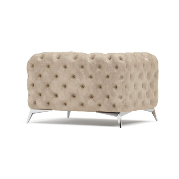 Beež sametist tugitool Chelsea – Ropez-image-2