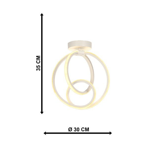 Valge metallist LED laevalgusti Neo - Squid Lighting-image-4