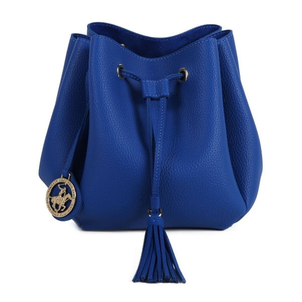 Modrá kabelka z eko kůže Beverly Hills Polo Club Kate