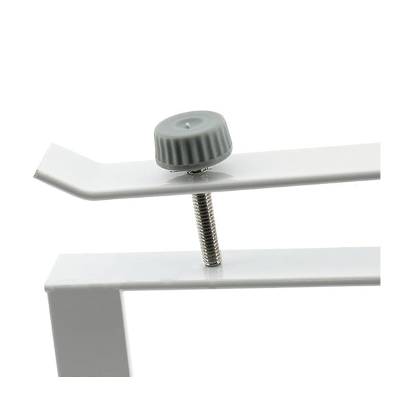 Bílá zavěsitelná polička do šatní skříně na oblečení Compactor Under Shelf Basket Rail-image-3