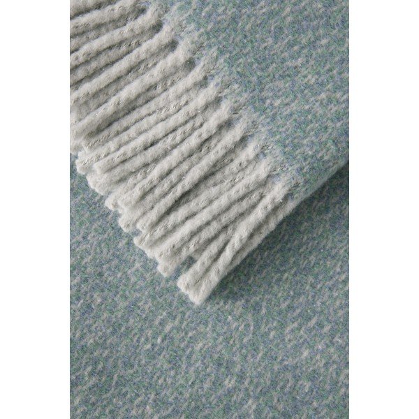 Sinine pleed puuvilla seguga 140x180 cm Rennes – Euromant-image-1