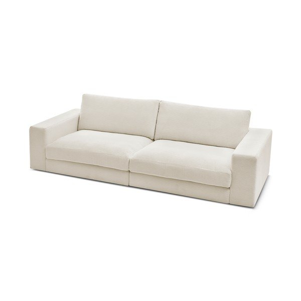 Beež kordvelvetist diivan 274 cm Leonard - Bobochic Paris-image-3