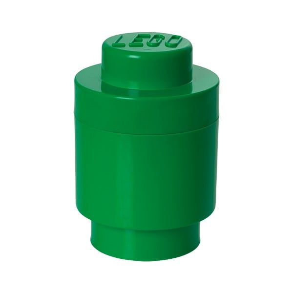 Roheline ümmargune hoiukarp , ⌀ 12,5 cm - LEGO®