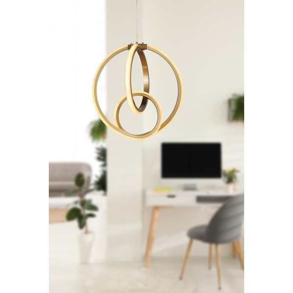 Pronksivärvi metallist LED rippvalgusti ø 28,5 cm Neo - Squid Lighting-image-1