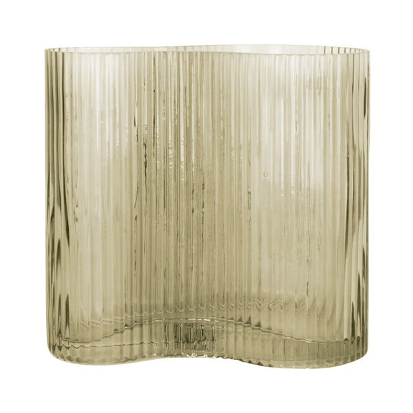 Roheline klaasvaas Wave, kõrgus 18 cm Allure Wave - PT LIVING-image-3