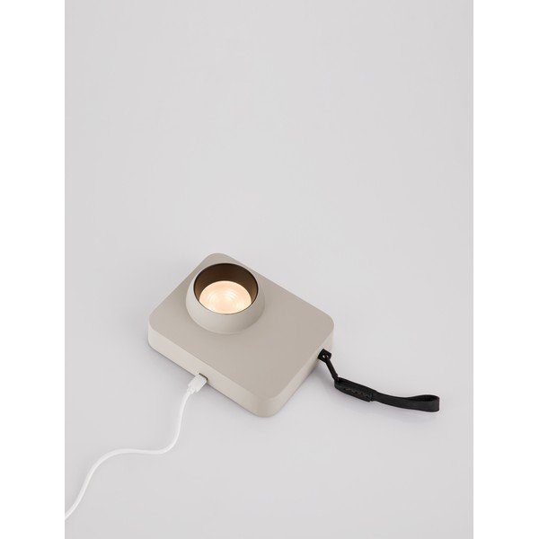 Beež metallist hämardatav LED laualamp (kõrgus 11 cm) Kedros - Nova Luce-image-4
