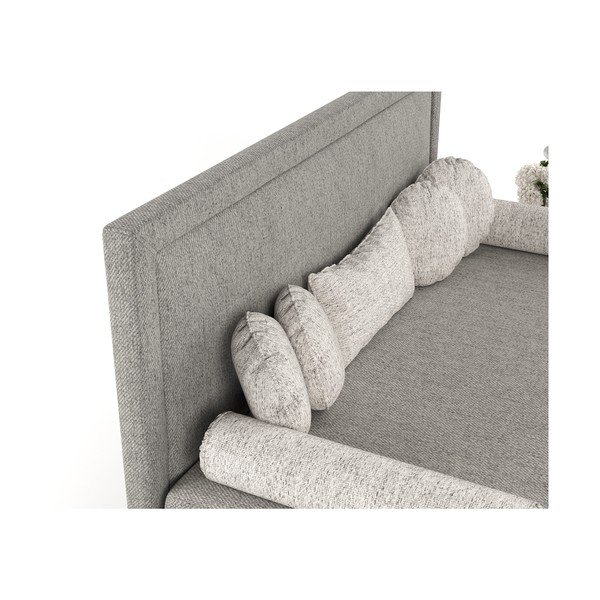 Hall polsterdatud üheinimesevoodi 100x200 cm Scala - Maison de Rêve-image-1