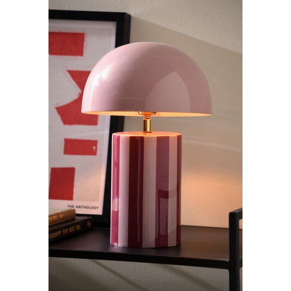 Lilla metallist laualamp (kõrgus 34 cm) Rayado - Leitmotiv-image-1