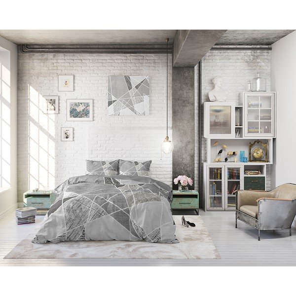 Bavlněné povlečení na dvoulůžko Pure Cotton Furtrix, 200 x 200/220 cm-image-3