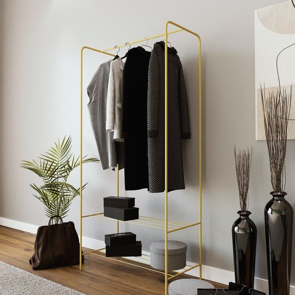 Kuldne metallist riidenagi Frankenthal - Kalune Design-image-1