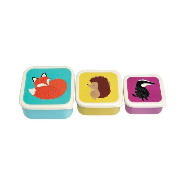 Komplekt 3 Rusty And Friends suupistekarpi Rusty Fox and Friends - Rex London-image-2