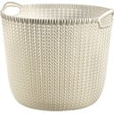 Kreemne ladustamise ümmargune korv Knit - Curver