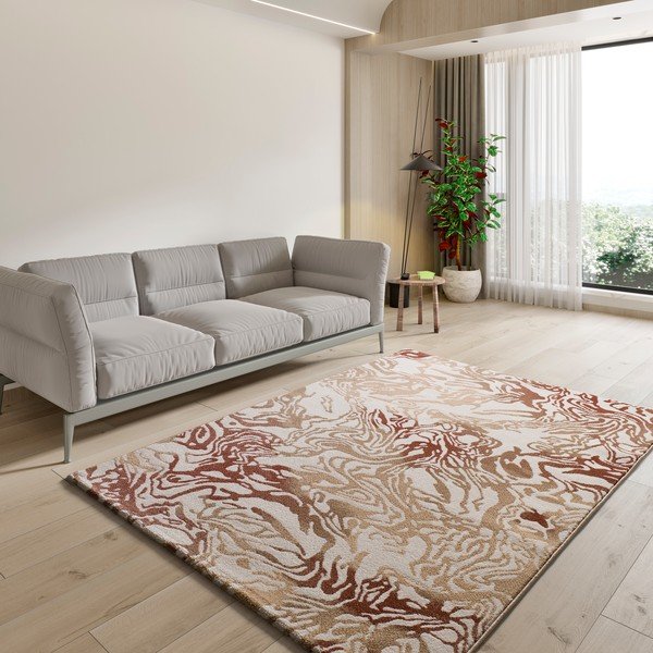 Beež/terrakota vaip 160x230 cm Astra - Universal-image-1