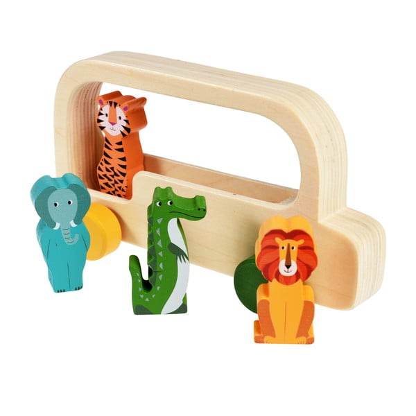 Puidust buss Colourful Creatures - Rex London-image-1