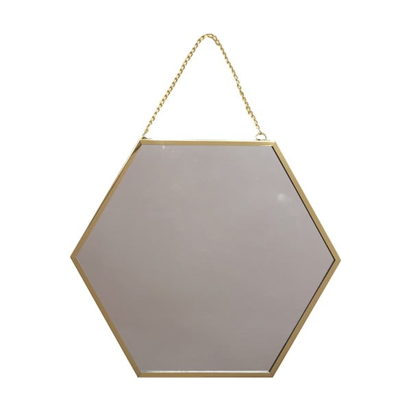 Zlaté zrcadlo Maiko Hexagon