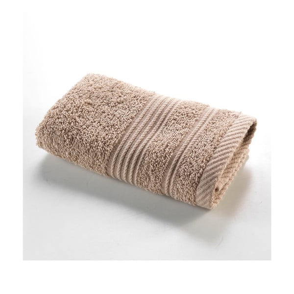 Helepruun frotee puuvillane rätik 30x50 cm Tendresse - douceur d'intérieur