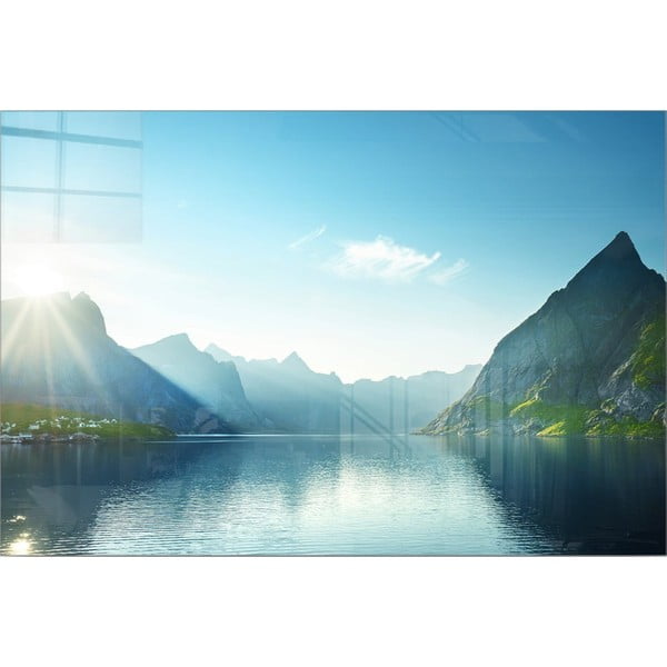 Klaasist maal 100x70 cm Fjord - Wallity