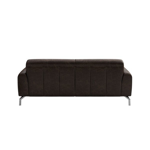 Tumepruun nahast diivan , 170 cm Puzo - MESONICA-image-3