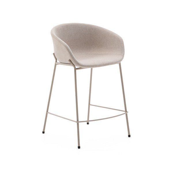 Beež baaritool (istme kõrgus 65 cm) Yvette - Kave Home