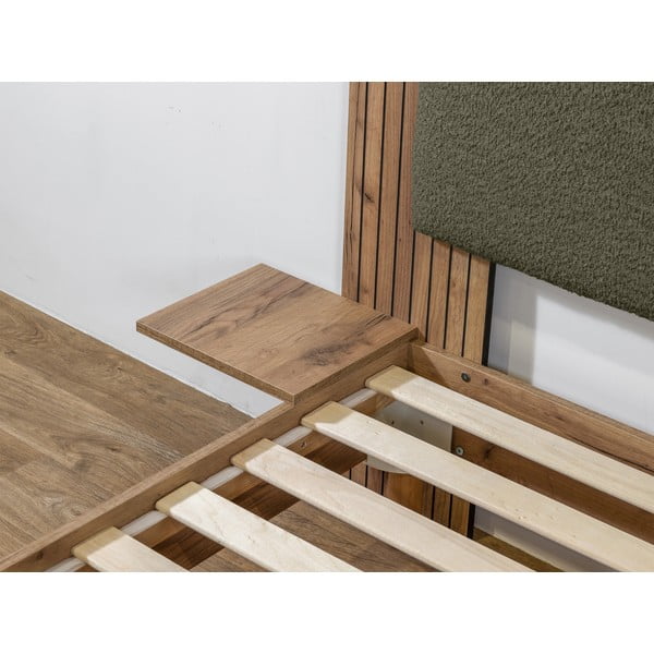 Roheline kaheinimesevoodi 140x190 cm Lior - Bobochic Paris-image-3