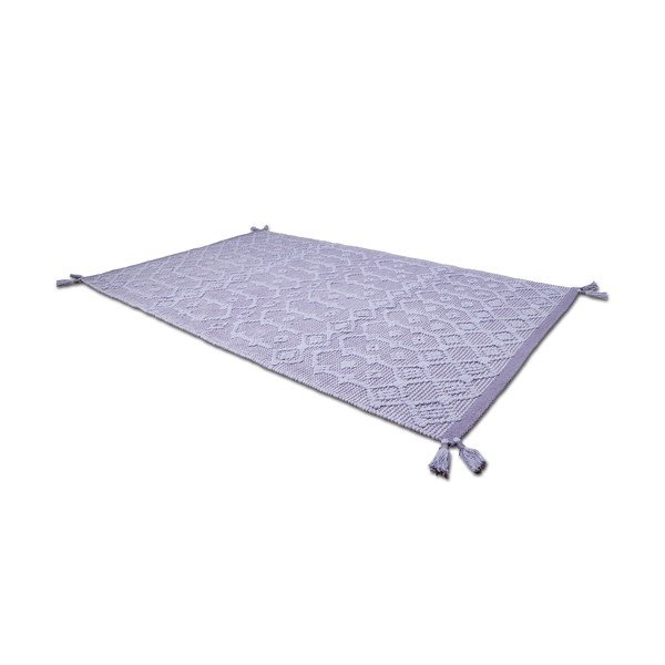 Šedý bavlněný ručně vyrobený koberec Nattiot Blonder, 110 x 170 cm-image-2