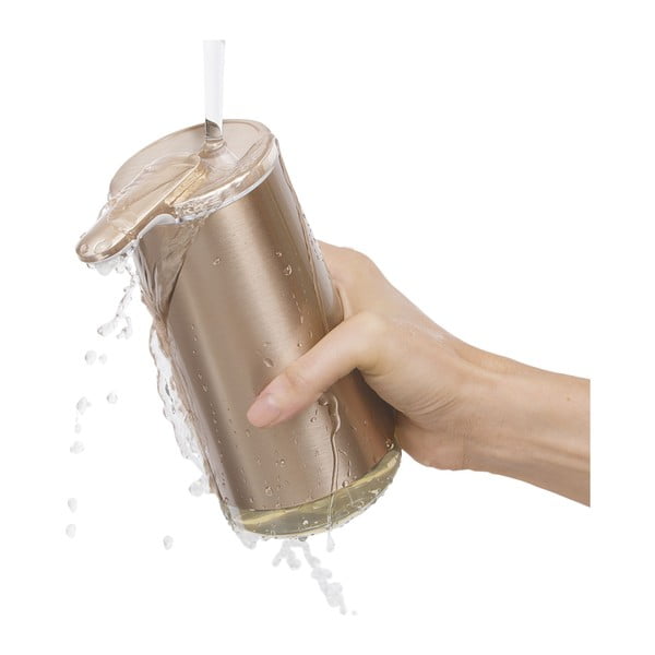 Automaatne terasest seebidosaator kuldse värviga 266 ml - simplehuman-image-2