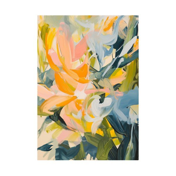 Trükitud pilt lõuendil 70x100 cm Floral Gust - Styler