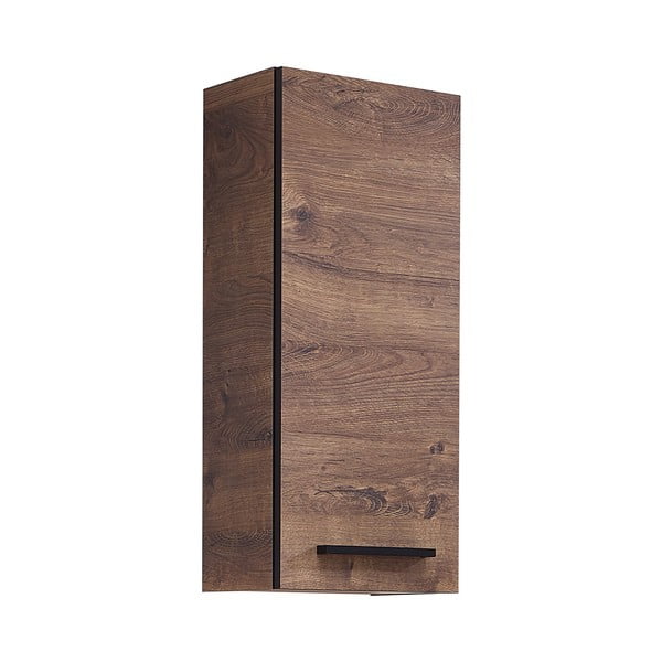 Pruun rippuv vannitoakapp tammepuust 30x70 cm Set 374 - Pelipal-image-2