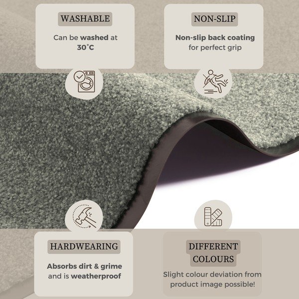 Põrandamatt 60x180 cm Wash and Clean - Hanse Home-image-1