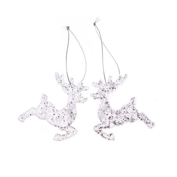 Plastist jõulukaunistuste komplekt 2 tk 7 cm – Dakls