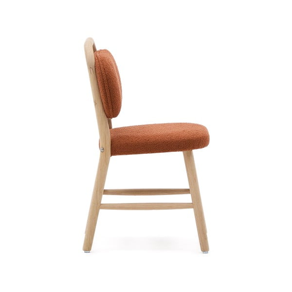 Terrakottapunane lastetool Helda - Kave Home-image-4