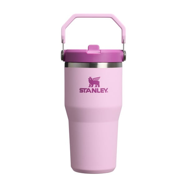 Roosa termopudel 600 ml IceFlow Flip Straw 2.0 - Stanley