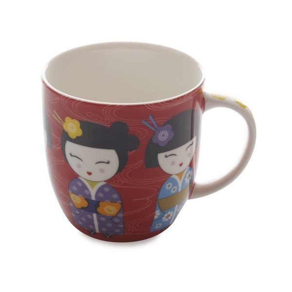 Hrnek Geisha Gals, červený