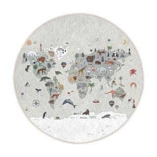 Pestav laste mänguvaip ø150 cm Big World - Mila Home