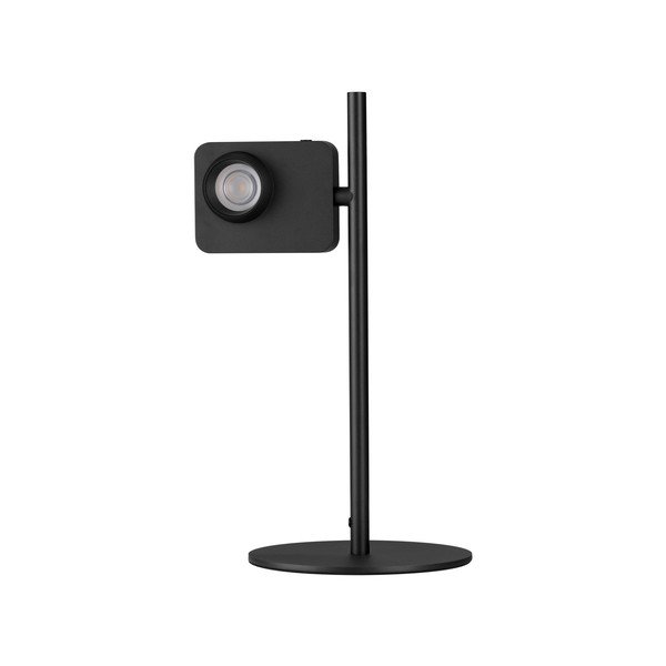Must alumiiniumist LED-laualamp painduva/hämardatava konstruktsiooniga (kõrgus 46 cm) Kedros - Nova Luce