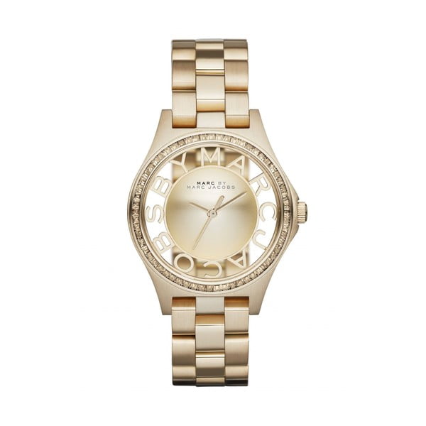 Dámské moderní hodinky Marc Jacobs Gold