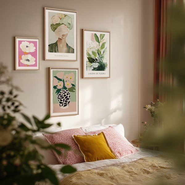 Trükitud pilt raamiga 50x70 cm Spotted Vase - Styler-image-2